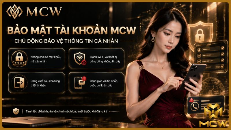 MCW minh họa bảo mật tài khoản: chủ động bảo vệ thông tin cá nhân