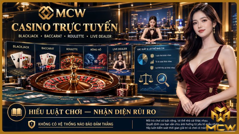 MCW minh họa casino trực tuyến: hiểu luật chơi, nhận diện rủi ro