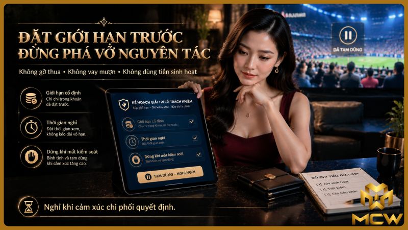 MCW minh họa đặt giới hạn trước, đừng phá vỡ nguyên tắc