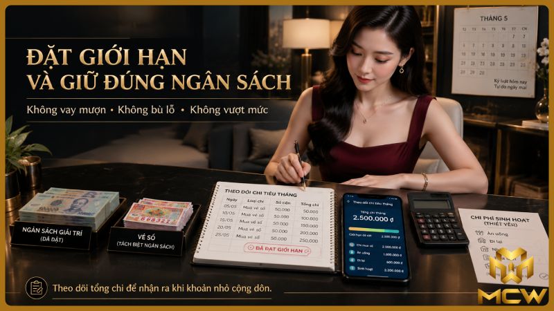 MCW minh họa đặt giới hạn và giữ đúng ngân sách