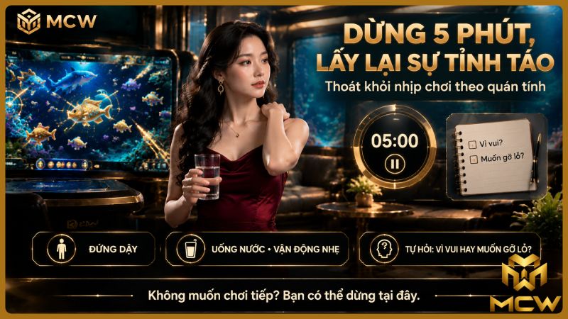 MCW minh họa dừng 5 phút, lấy lại sự tỉnh táo