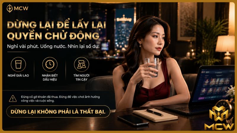MCW minh họa dừng lại để lấy lại quyền chủ động