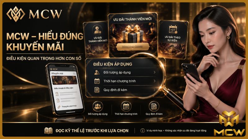 MCW minh họa hiểu đúng khuyến mãi: điều kiện quan trọng hơn con số