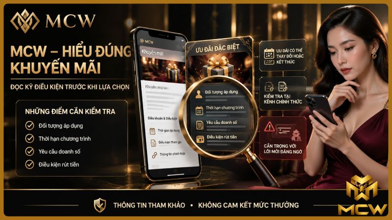 MCW minh họa hiểu đúng khuyến mãi: những điểm cần kiểm tra