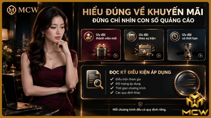 MCW minh họa hiểu đúng về khuyến mãi: đừng chỉ nhìn con số quảng cáo