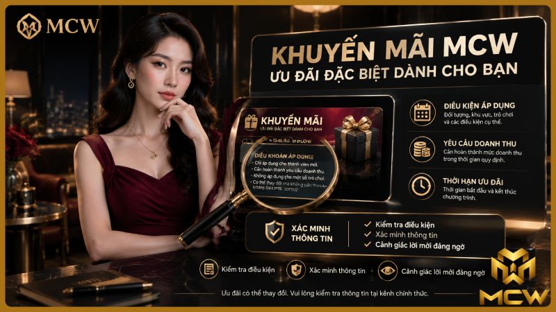 MCW minh họa khuyến mãi: ưu đãi đặc biệt dành cho bạn