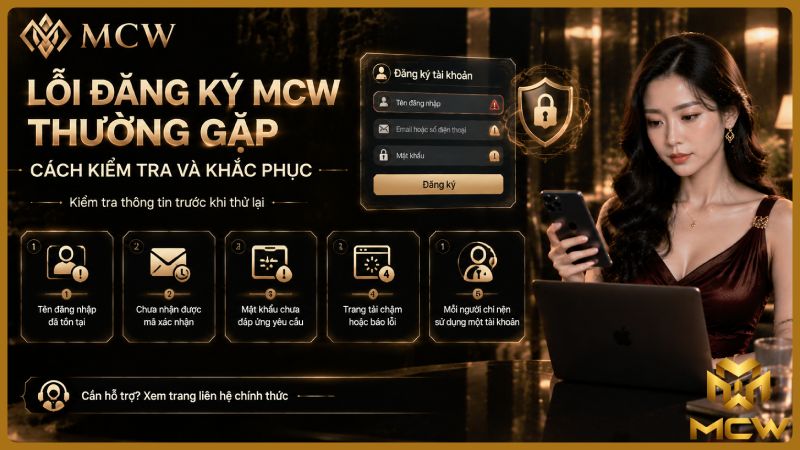 MCW minh họa lỗi đăng ký thường gặp và cách khắc phục