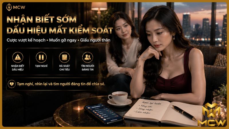 MCW minh họa nhận biết sớm dấu hiệu mất kiểm soát