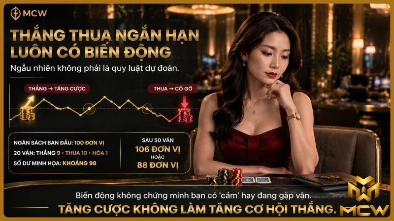 MCW minh họa thắng thua ngắn hạn luôn có biến động