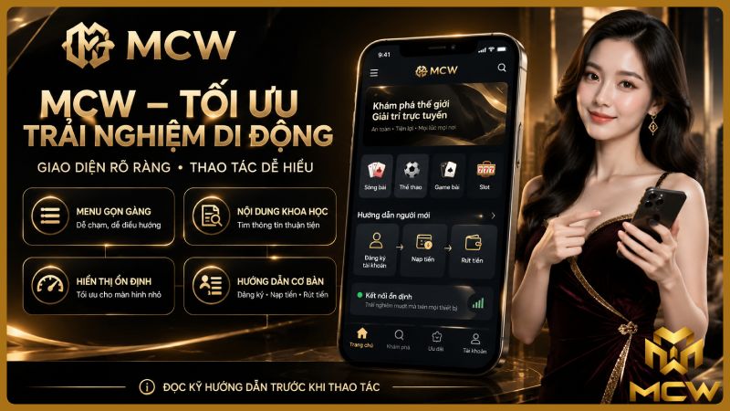 MCW minh họa tối ưu trải nghiệm di động