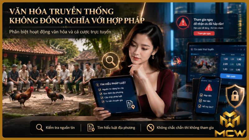 MCW minh họa văn hóa truyền thống không đồng nghĩa với hợp pháp